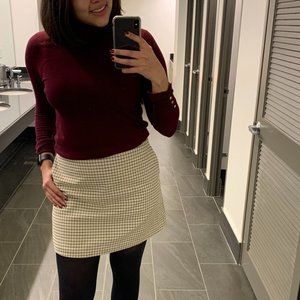 Aritzia - Wilfred Renée Skirt Plaid, A-line mini skirt